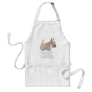 Wheaten Schotse Terrier Regenboogbrug Standaard Schort