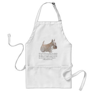 Wheaten Schotse Terrier - REU HOND Standaard Schort