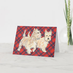 Wheaten Schotse Terrier Wenskaart Kaart