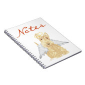 Wheaten Scottie Angel Notitieboek (Rechterzijde)