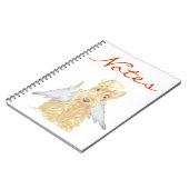 Wheaten Scottie Angel Notitieboek (Linkerzijde)