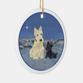 Wheaten Scottie Dog Ornament (Rechts)