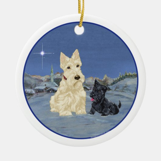 Wheaten Scottie Dog Ornament (Voorkant)