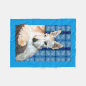Wheaten Scottie Fleece Deken (Voorkant (Horizontaal))