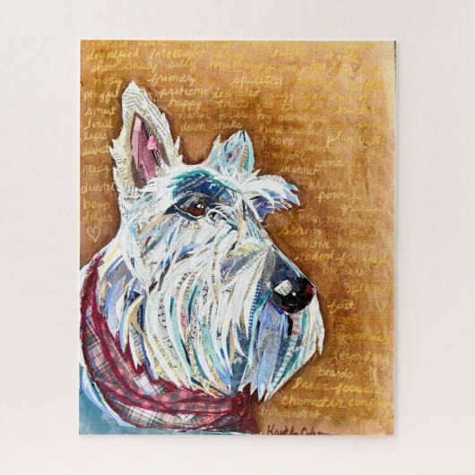 Wheaten Scottie Puzzel (Verticaal)