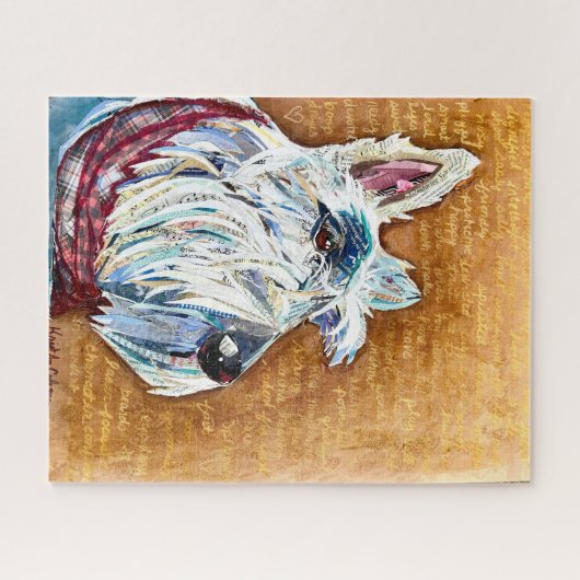 Wheaten Scottie Puzzle Legpuzzel (Horizontaal)