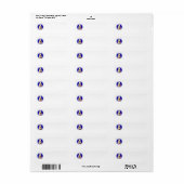 Wheaten SCOTTIE Return-adreslabels Etiket (Full Sheet)