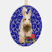 Wheaten Scottie Skateboard Ornament (Rechts)