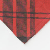 Wheaten Scottie Tartan Fleece Deken (Hoek)