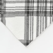 Wheaten Scottie Tartan Fleece Deken (Hoek)