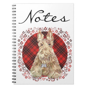 Wheaten Scottie Tartan Notitieboek