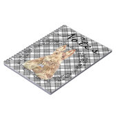 Wheaten Scottie Tartan Notitieboek (Linkerzijde)