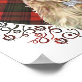 Wheaten Scottie Tartan Poster (Hoek)
