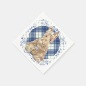 Wheaten Scottie Tartan Servetten (Hoek)