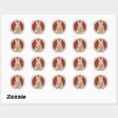 Wheaten Scottie Tartan Sticker (Vel)