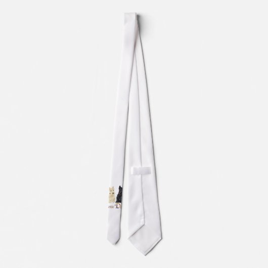 Wheaten Scotties Celebrate Vaderdag Stropdas (Achterkant)