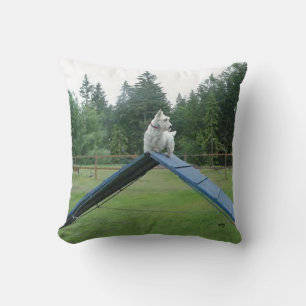 Wheaten Scottish Terrier Agility Pillow Kussen