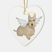 Wheaten Scottish Terrier Angel Ornament (Links)