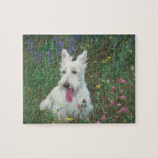Wheaten Scottish Terrier Dog Puzzle Legpuzzel (Horizontaal)