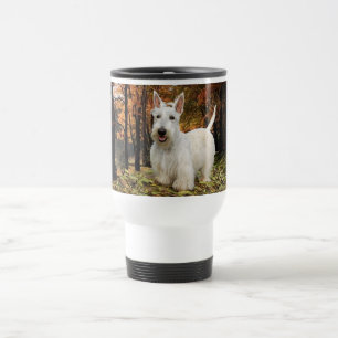 Wheaten Scottish Terrier Herfst Reisbeker