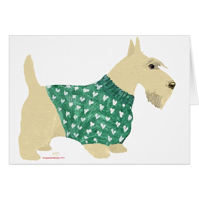 Wheaten Scottish Terrier Sweater (Voorkant Horizontaal)