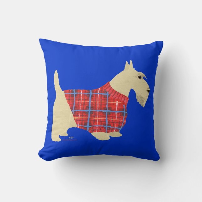 Wheaten Scottish Terrier Sweater Pillow Kussen (Voorkant)
