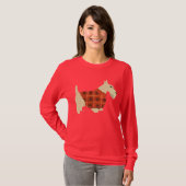 Wheaten Scottish Terrier Sweater T-shirt (Voorkant volledig)