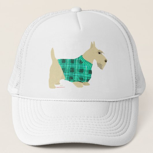 Wheaten Scottish Terrier Sweater Trucker Pet (Voorkant)
