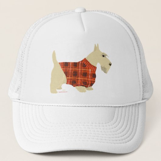 Wheaten Scottish Terrier Sweater Trucker Pet (Voorkant)