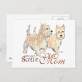 Wheaten Scottish Terriers for Moederdag Briefkaart (Voorkant / Achterkant)