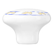 Wheaten Scottish Terriers Keramische Knop (Zijkant)