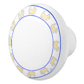 Wheaten Scottish Terriers Keramische Knop (Rechts)