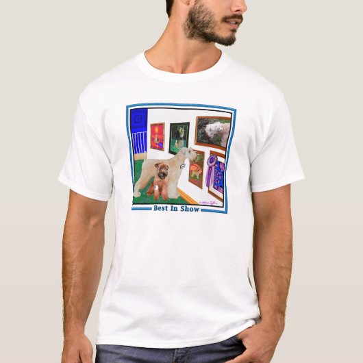 Wheaten Terrier: Beste in Show (BIS) T-shirt (Voorkant)