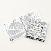 WHEATEN Terrier Black Toile Bon Appétit Recipe Notitieboek (Binnen)