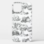 WHEATEN Terrier Black Toile Case-Mate iPhone Case (Achterkant)