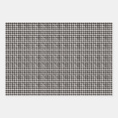 WHEATEN Terrier Black Toile & Gingham Gift Sheets Inpakpapier Vel (Voorkant 2)