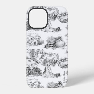 WHEATEN Terrier Black Toile iPhone 12 Hoesje