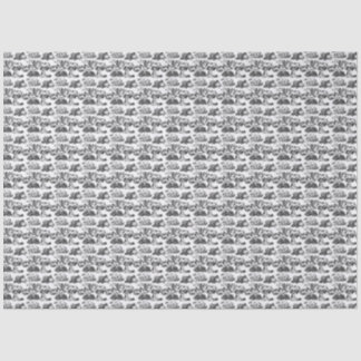 WHEATEN Terrier Black Toile Tissuepapier