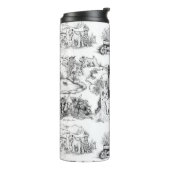 WHEATEN Terrier Black Toile w/Customization Thermosbeker (Gedraaid links)
