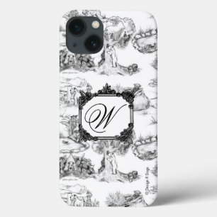 WHEATEN Terrier Black Toile w/Monogram Case-Mate iPhone Case
