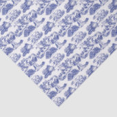 WHEATEN Terrier Blue Toile Tissuepapier (Detail)