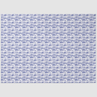 WHEATEN Terrier Blue Toile Tissuepapier