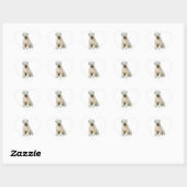 Wheaten Terrier (C) Hart Sticker (Vel)