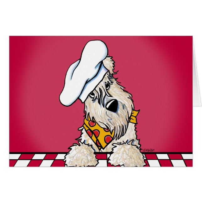 Wheaten Terrier Chef (Voorkant Horizontaal)