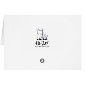 Wheaten Terrier Chef Kaart (Achterkant Horizontaal)