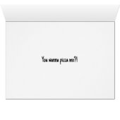 Wheaten Terrier Chef Kaart (Binnen Horizontaal (Onder))