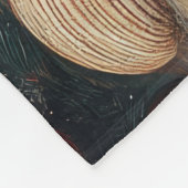 Wheaten Terrier Dog Christmas  Beach Fleece Deken (Hoek)