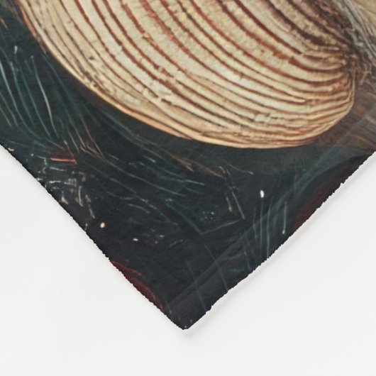 Wheaten Terrier Dog Christmas  Beach Fleece Deken (Hoek)