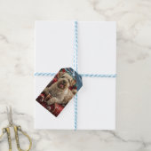 Wheaten Terrier Dog Christmas Festive Cadeaulabel (Met Touw)