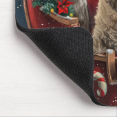 Wheaten Terrier Dog Christmas Festive Muismat (Hoek)